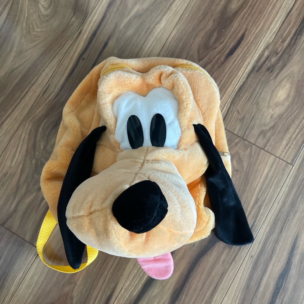 Vintage Disney Plush Pluto Backpack